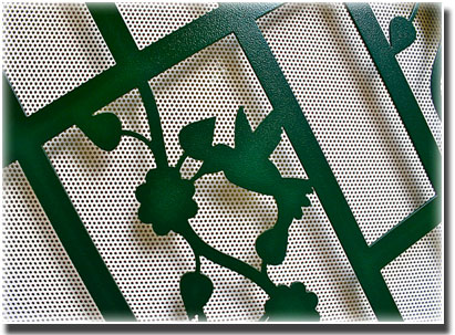Green Merrigold Screen door pattern