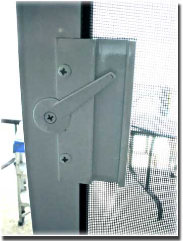 metal latch for a door