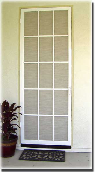 AtoZ Screens-Sacramento CA-Sunscreen Door Upgrade