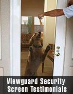 viewguard-security-screen-door-testimonial-lincoln-CA-A-to-Z-Screen-Chimney